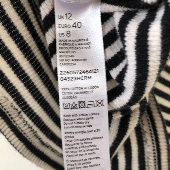 Top shop striped crop top - Picture 3 of 3